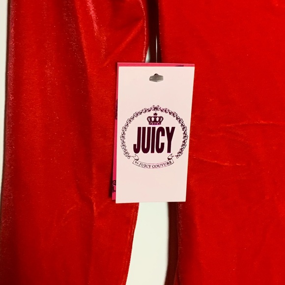 JUICY BY JUICY COUTURE JUNIOR WOMEN'S RED DRESS SIZE X-SMALL NWT - Picture 4 of 10
